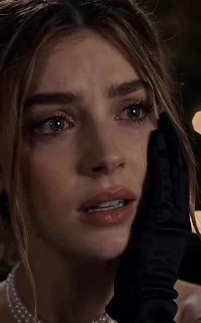 Frame ep03-f01 from episode 3 — Louise emotional in the rain (ep3; subtitles as aired — I didn't hold you accountable for hitting me.)