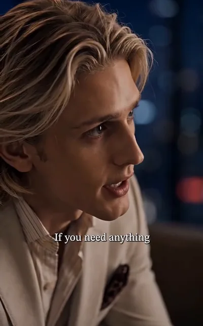 Frame ep04-f00 from episode 4 — Simon in the cream suit (ep4; subtitles as aired — If you need anything.)