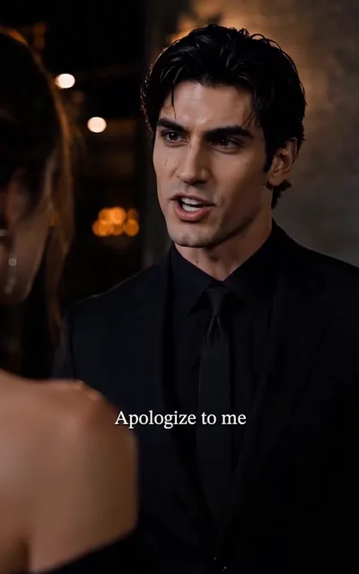 Frame ep06-f03 from episode 6 — David demands apology (ep6; subtitles as aired — Apologize to me.)