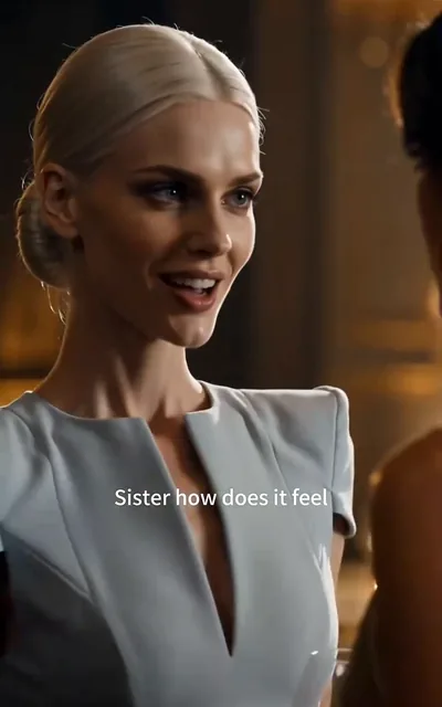 Frame ep04-f02 from episode 4 — Serena the rival smiles coldly (ep4; subtitles as aired — Sister, how does it feel?)