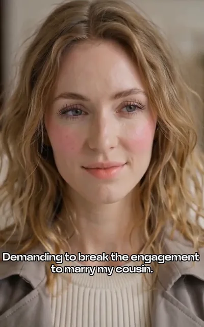 Frame ep04-f00 from episode 4 — Sydney demands the engagement be broken (ep4; subtitles as aired — Demanding to break the engagement to marry my cousin.)