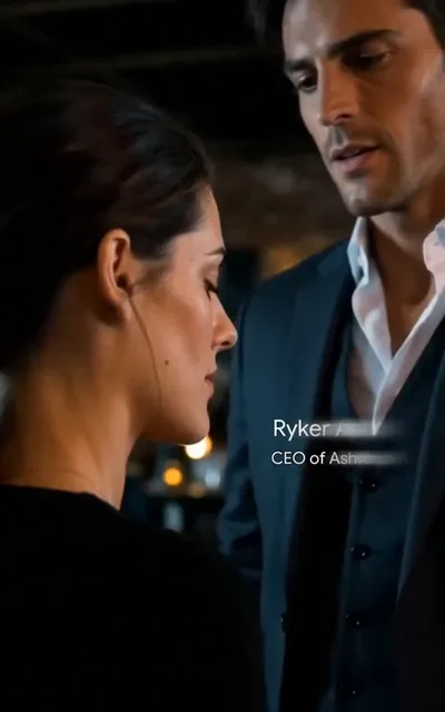 Frame ep01-f01 from episode 1 — Ryker in the dark suit, the night it happened (ep1; subtitles as aired — You look like you're trying to drown someone.)