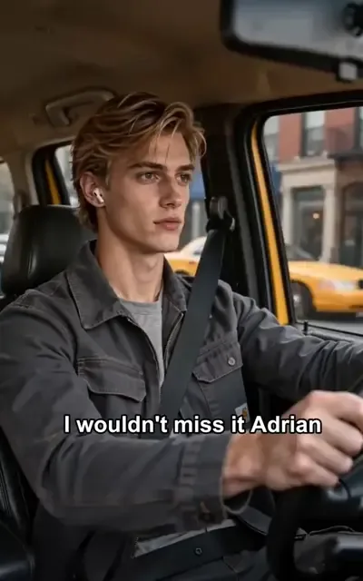 Frame ep02-f00 from episode 2 — His identity is about to surface (ep2; subtitles as aired — Are you finally going public with who you are? You're a great man, Adrian.)