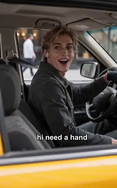 Frame ep02-f02 from episode 2 — The driver speaks up in the cab (ep2; subtitles as aired — If I were you, I wouldn't acquire APEX Cognitions.)