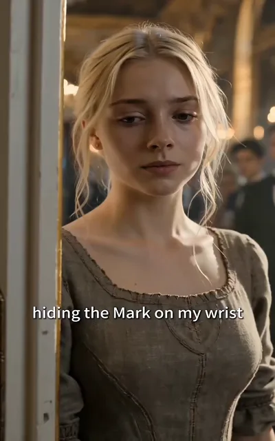 hiding the Mark on my wrist (ep2_f5; subtitles as aired, the maid conceals her power)