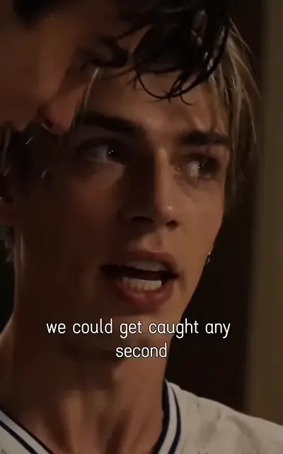 Frame ep03-f02 from episode 3 — Liam pulls back in camp (ep3; subtitles as aired — Julian, this is camp. The guys are right next door)
