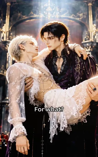 Frame ep05-f03 from episode 5 — Noah questioning Lucien's intentions (ep5; subtitles as aired — For what?)
