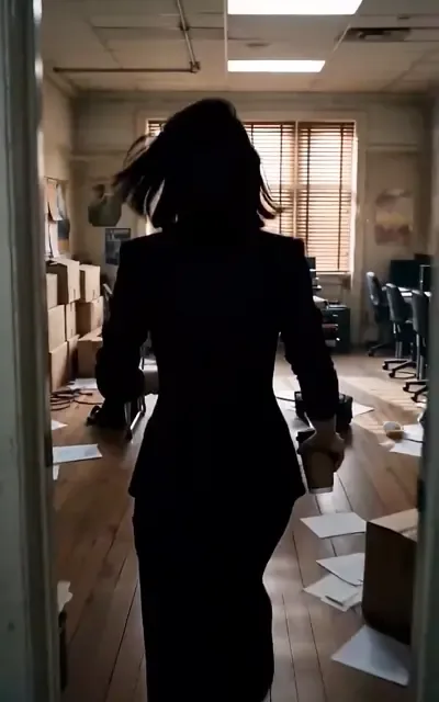 Frame ep03-f03 from episode 3 — The odds are stacked against her (ep3; subtitles as aired — This industry has always been stacked against single mom female producers.)