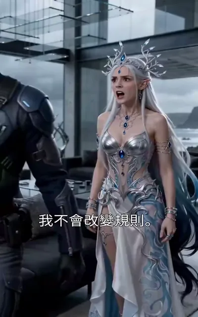 Frame ep05-f03 from episode 5 — The princess stands her ground (ep5; subtitles as aired — I won't change the rules.)