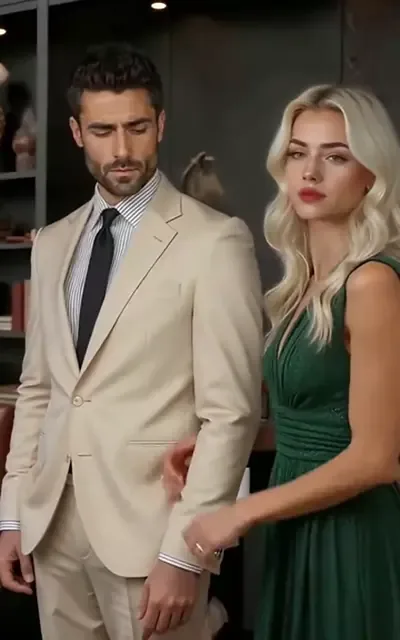 Frame ep08-f00 from episode 8 — Jennifer introduced as the fiance (ep8; subtitles as aired — This is Jennifer, my fiance.)