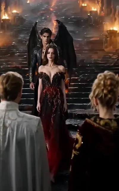 Frame ep03-f01 from episode 3 — Vale defends her from Nolan (ep3; subtitles as aired — Remove your hand from her. Control your fire, Lord Vale.)