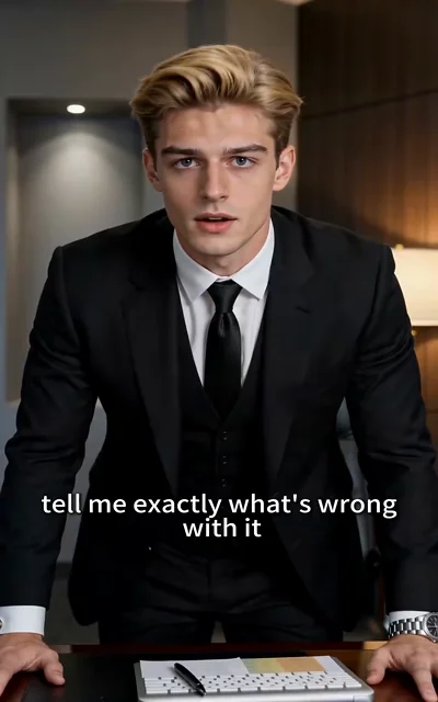 Frame ep03-f01 from episode 3 — his first order as her boss (ep3; subtitles as aired — tell me exactly what's wrong with it)