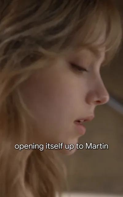 Frame ep03-f01 from episode 3 — David oblivious (ep3; subtitles as aired — That gray rock layer is Tetarian)