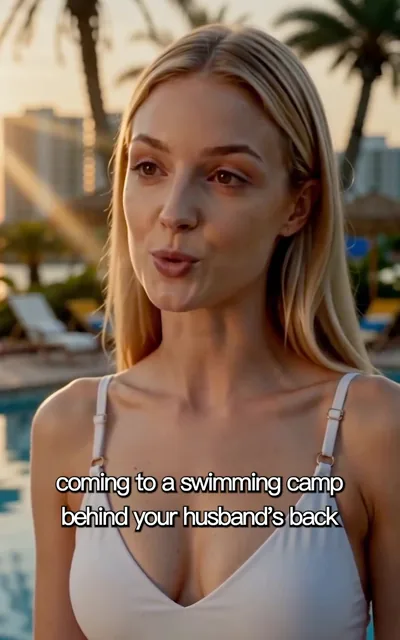Frame ep03-f05 from episode 3 — Chloe in white (ep3; subtitles as aired — Behind your husband's back)