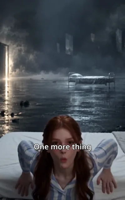 Frame ep01-f03 from episode 1 — Dante behind her in the mirror (ep1; subtitles as aired — I like you thick, nobody else touches this)