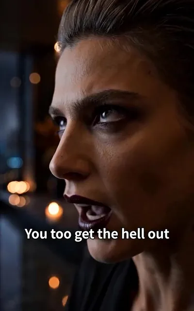 Frame ep03-f01 from episode 3 — Luca dismisses someone (ep3; subtitles as aired — You too get the hell out)