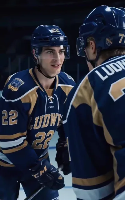 Frame ep01-f00 from episode 1 — The team on ice (ep1; subtitles as aired — We've been teammates for four years)
