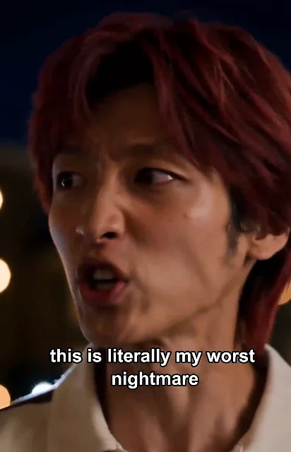 Episode 3 frame: 'this is literally my worst nightmare' — the frustration of feeling too much