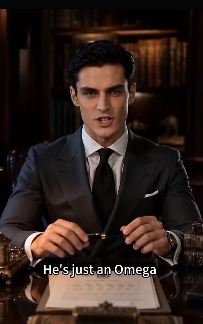 "He's just an Omega" — Kieran with a pen in hand, the heir’s contempt made casual and administrative (ep2, subtitles as aired)