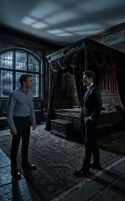 A four-poster bed confrontation behind the closed doors of the gothic estate (ep9)