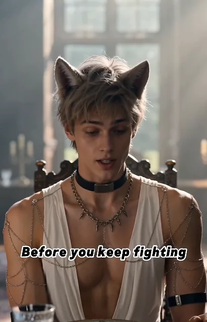 Episode 3 frame: Wren mid-confrontation, 'Before you keep fighting' subtitle — the conflict escalation, as aired