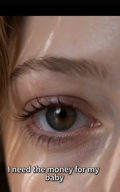 The tear-tracked close-up — “I don’t need this job; I need the money for my baby” (ep3; subtitles as aired)