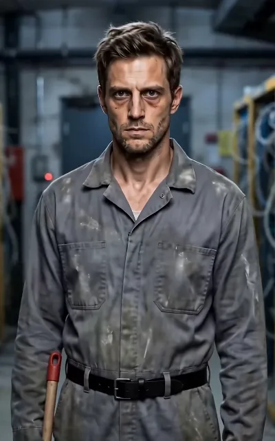 Workwear and resolve — the stains of the shift, the face of a man with a plan (ep5)