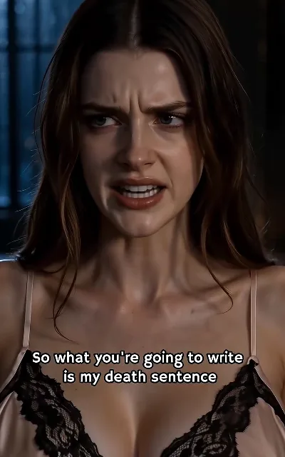 "So what you're going to write is my death sentence" — Elena at the edge of rage, the report named for what it is (ep1, subtitles as aired)