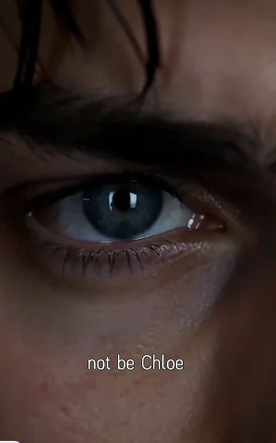Episode 5 frame: Lily tearful close-up, 'not be Chloe' — subtitles as aired, identity-revelation anchor