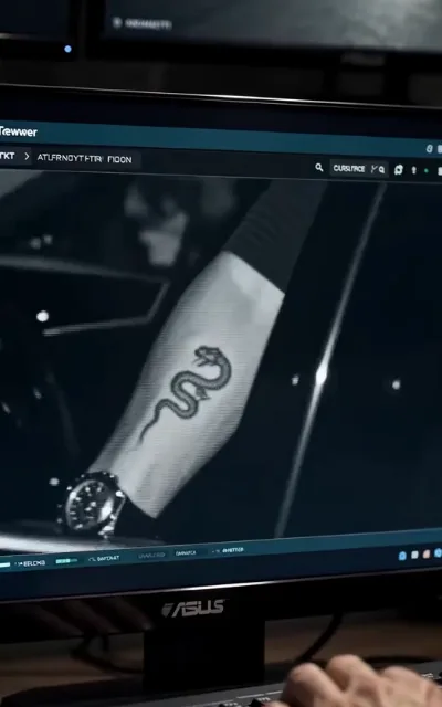 The serpent tattoo and the dive watch — the hitman’s signature in a single prop shot (ep3)