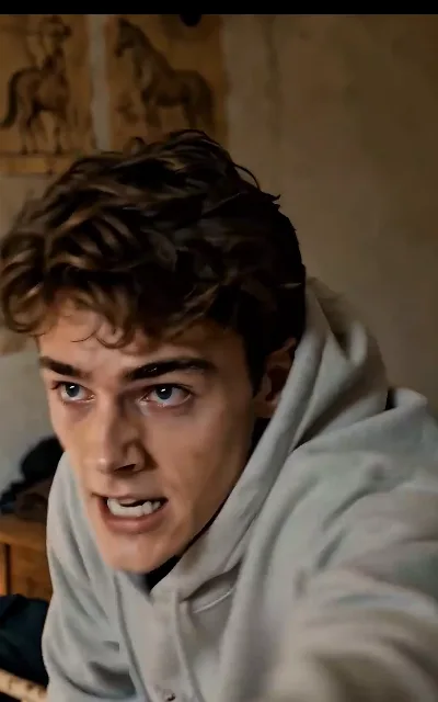 Noah in close-up, mid-argument, every line of his face doing the talking — the quiet-dignity register the show keeps returning to (ep3)