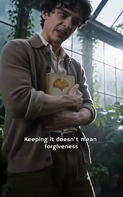 Keeping it doesn't mean forgiveness — subtitles as aired, quoted line.