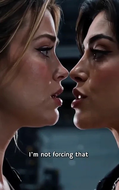 "I’m not forcing that" — the near-touch confrontation; the speaker stays unnamed in frame (ep5, subtitles as aired)