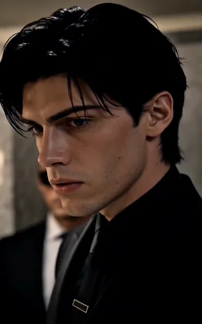 Episode 4 frame: the Don's gaze softens — the ruthless crime lord sees his son in her eyes