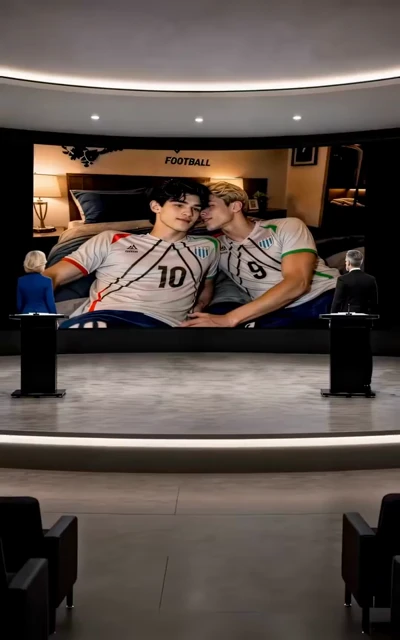 Episode 1 frame: atmosphere shot — the tension of two rivals sharing the same national team jersey