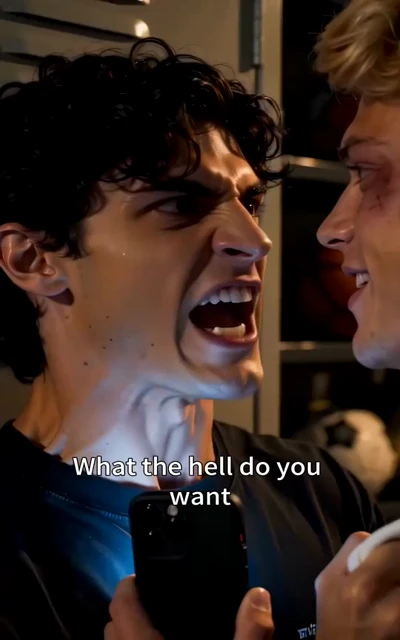 Episode 4 frame: the angry confrontation — "What the hell do you want" — Ković pushed to his breaking point