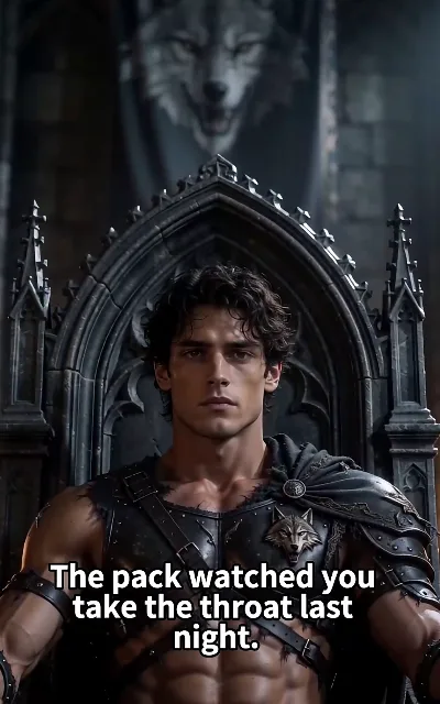 "The pack watched you take the throat last night." — the pack questions its new king in the fire-lit hall