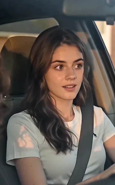 Behind the wheel on the drive in, city streets sliding past the window