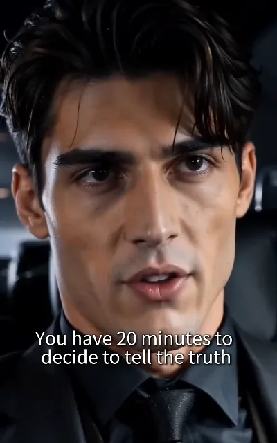 "You have 20 minutes to decide to tell the truth" — the countdown interrogation, Dante's patience finally running on a clock (ep5, subtitles as aired; threat frame as aired, no graphic detail)