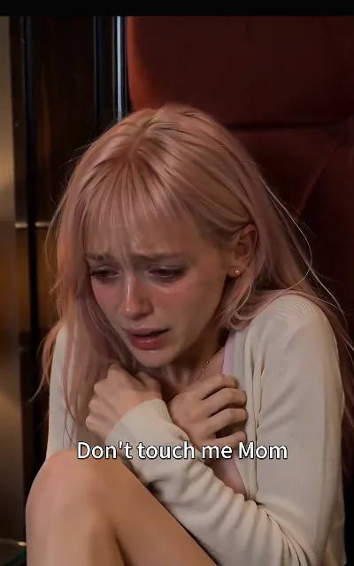 "Don't touch me Mom" — Beatrice breaking down in tears, the family conflict collected as aired without its cause supplied (ep5, subtitles as aired; young-styled as aired — kept out of the hero art and avatars per the age-context protocol)