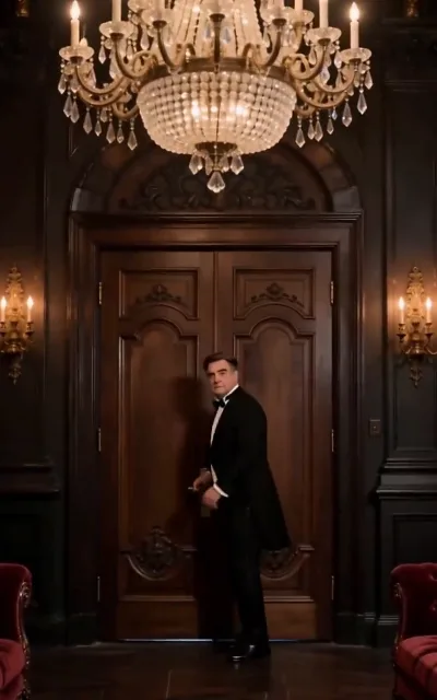 The Blackthrone estate receives its unexpected guest — the house staff at the double doors