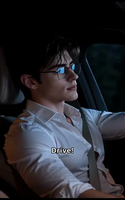 Episode 5 frame: 'Drive!' — An urgent escape shatters the moment, propelling the story toward its next turn